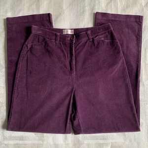 Vintage Northern Reflections Purple Corduroy Pants